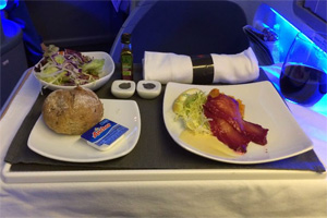 Air Canada meal for business or executive class