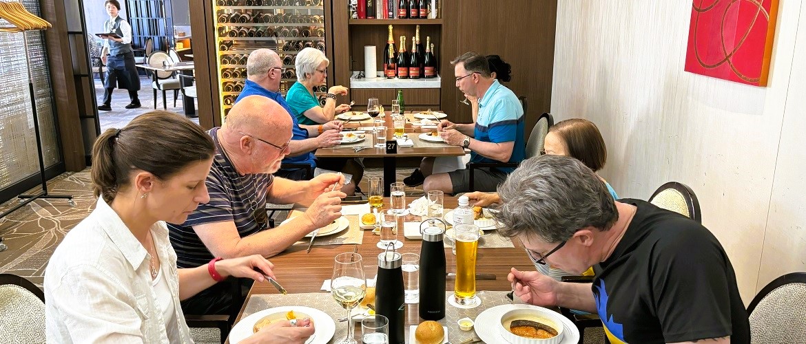 luxury tour of Japan with Laurus Travel - fine dining included